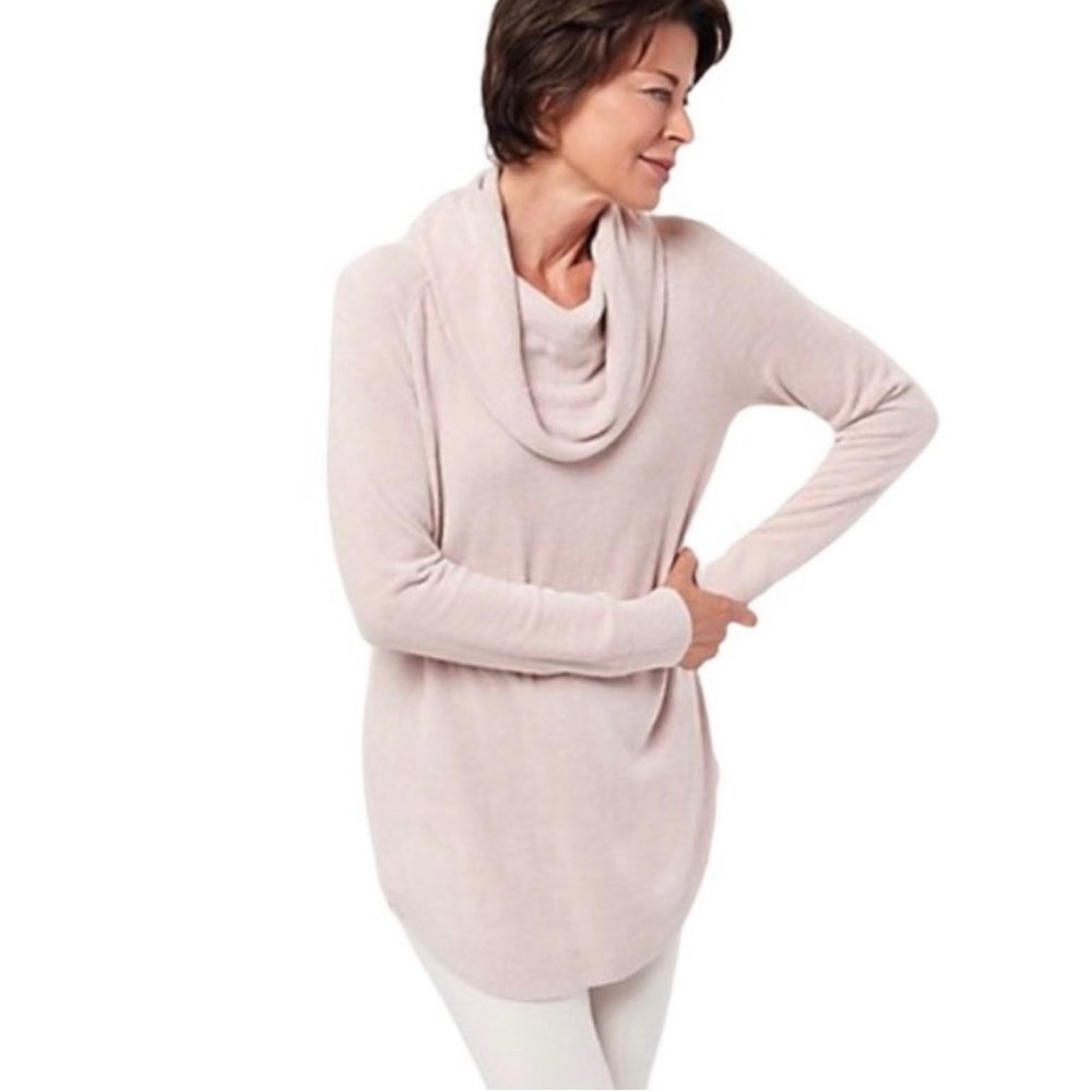 Barefoot Dreams Cozychic‎ Ultra Lite Coastal Cowl Neck Tunic